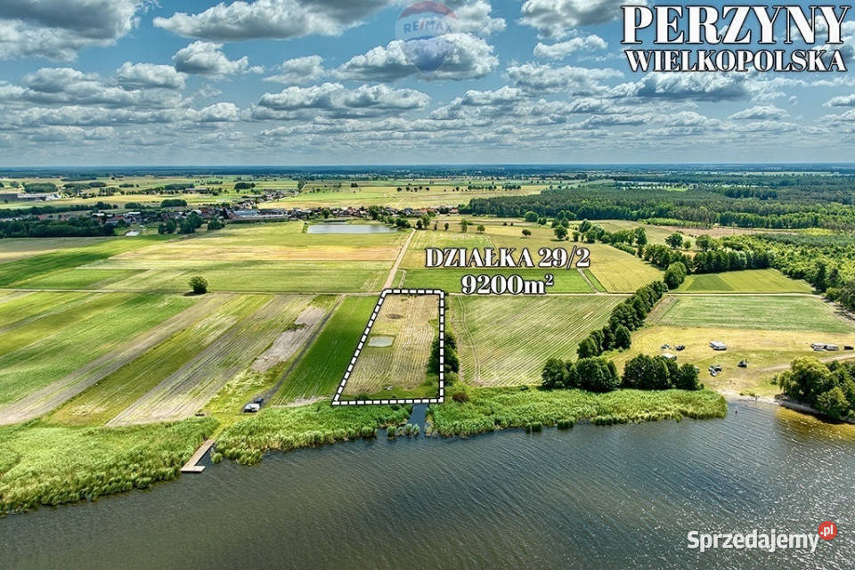 Działka inwestycyjna Jeziorem Zbąszyńskim Perzyny