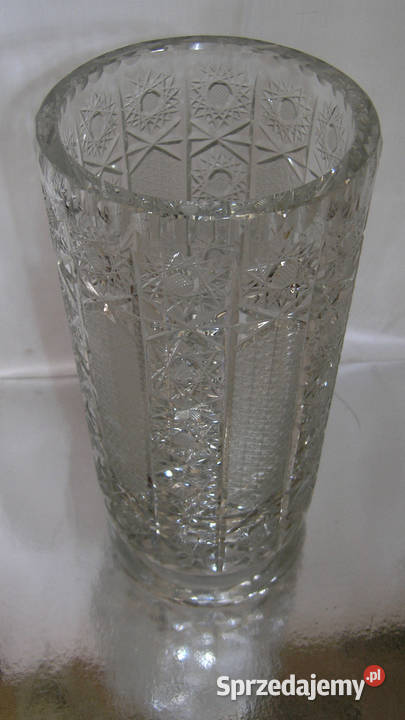 wazon kryształowy vintage 24 D Bartków