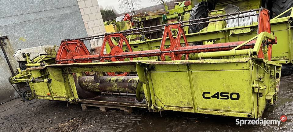 Heder 45m cięcia kombajn claas Dominator 86 lubelskie Zahajki sprzedam