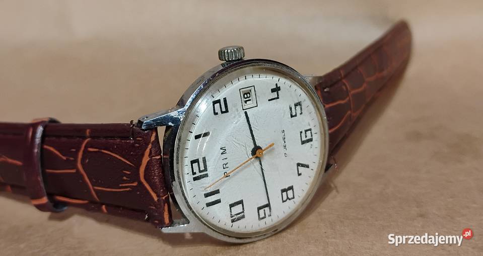 Zegarek Męski Prim 17 JEWELS Czechosłowacki Opole sprzedam