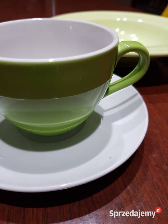 komplet biało zielony 3 sztuki niepowtarzalna Kielce