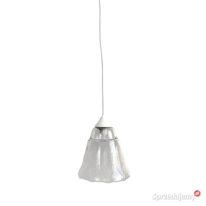 Lampa wisząca kwiat Narva Leuchen Niemcy lata 70 mazowieckie Warszawa