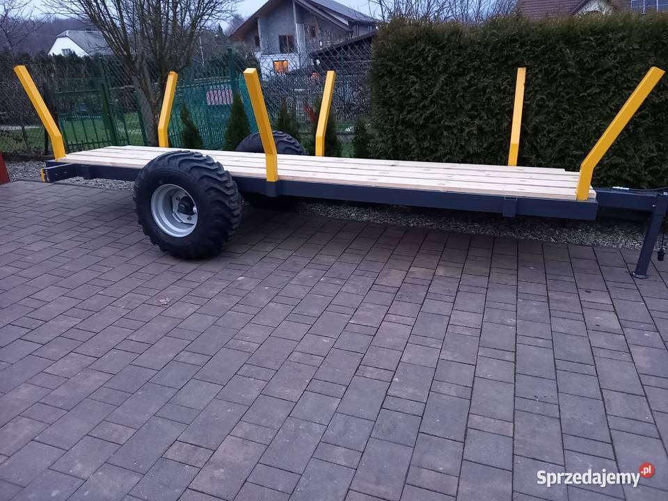 Przyczepa na drewno skrzyniopalety Leśnictwo Leśnictwo