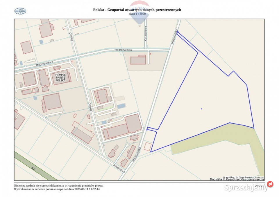 17 ha MPZP PU 15 do A2 Niepruszewo