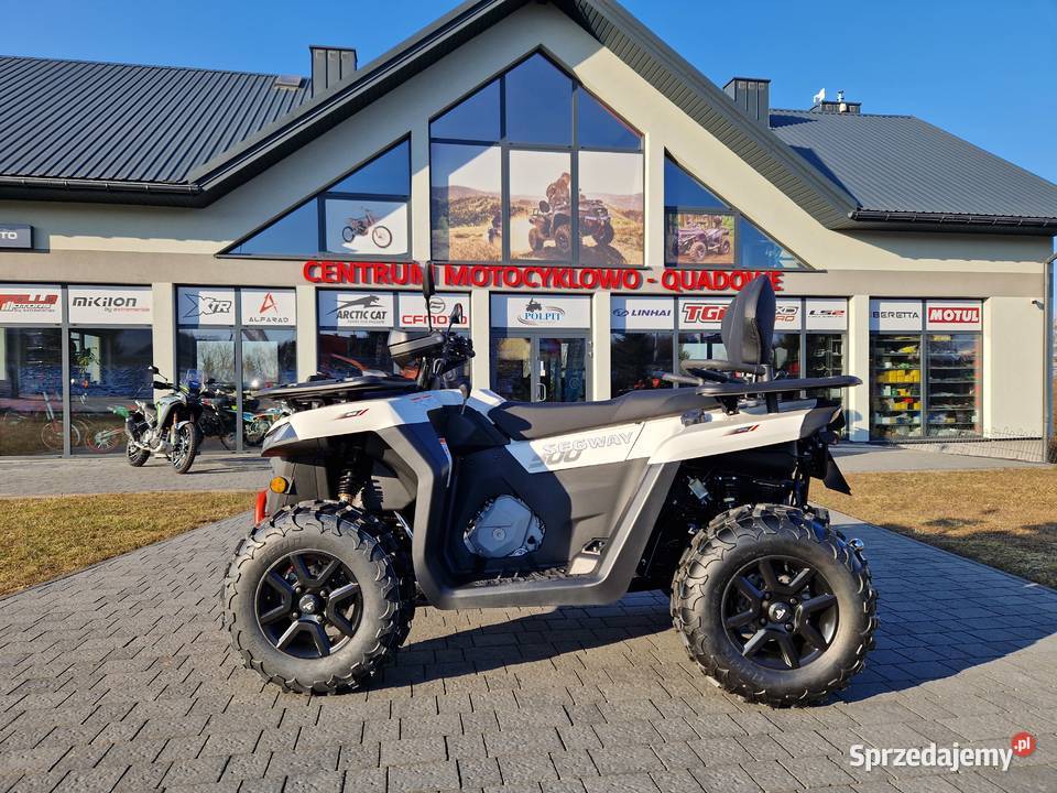 QUAD SEGWAY AT5 L 500CC EPS BIAŁY ATV T3B bagażnik Głogoczów