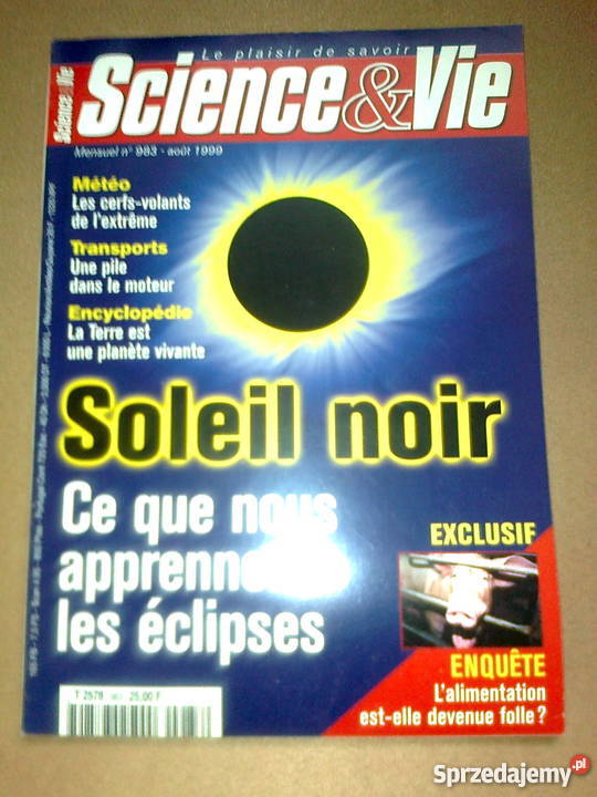SCIENCE VIE miesięcznik francuski