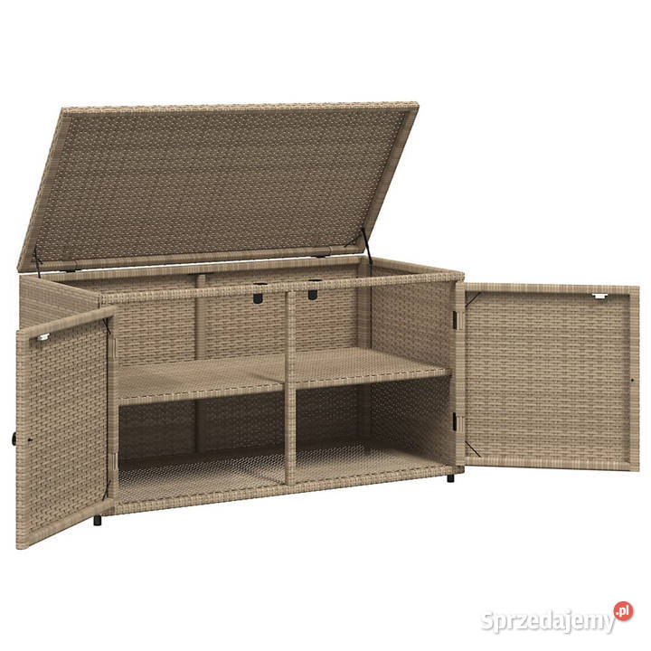 Szafka ogrodowa beżowa 110x55x605 polirattan mazowieckie Warszawa