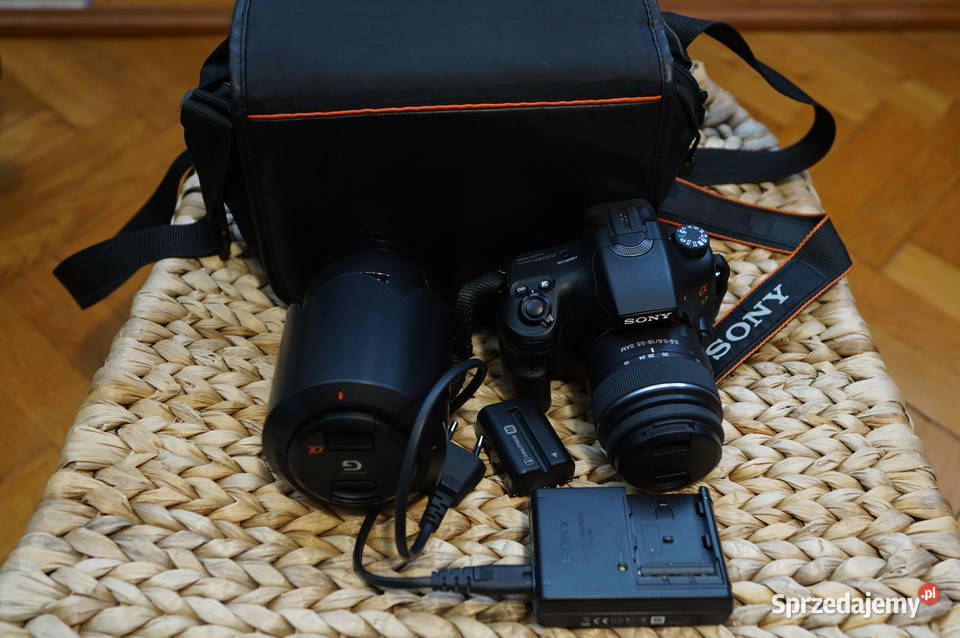 Zestaw Sony A57 obiektywy Bielsko-Biała sprzedam