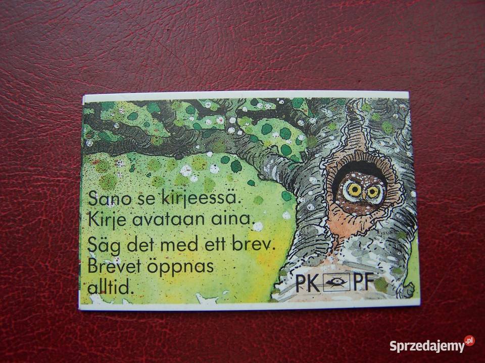 Finlandia 1995 Karnet MNH Fauna Ptaki Dzięcioł Tychy