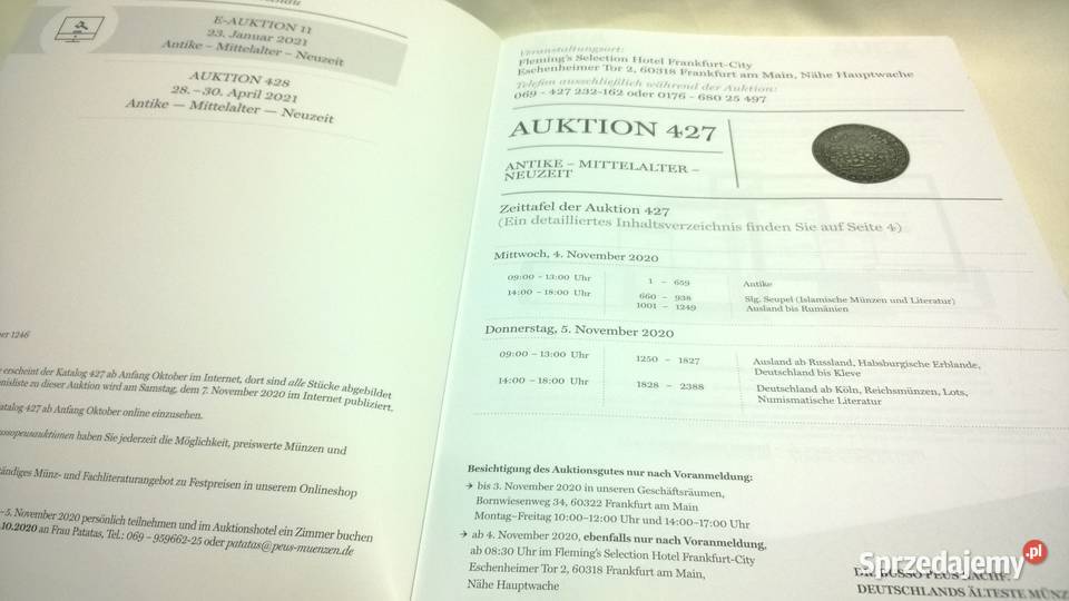 katalog aukcyjny Dr Busso Peus Nachf 150 jahre Warszawa