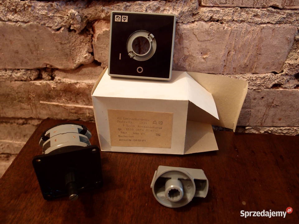 Przełącznik krzywkowy 25A 660V 3tory Produkcja Łódź