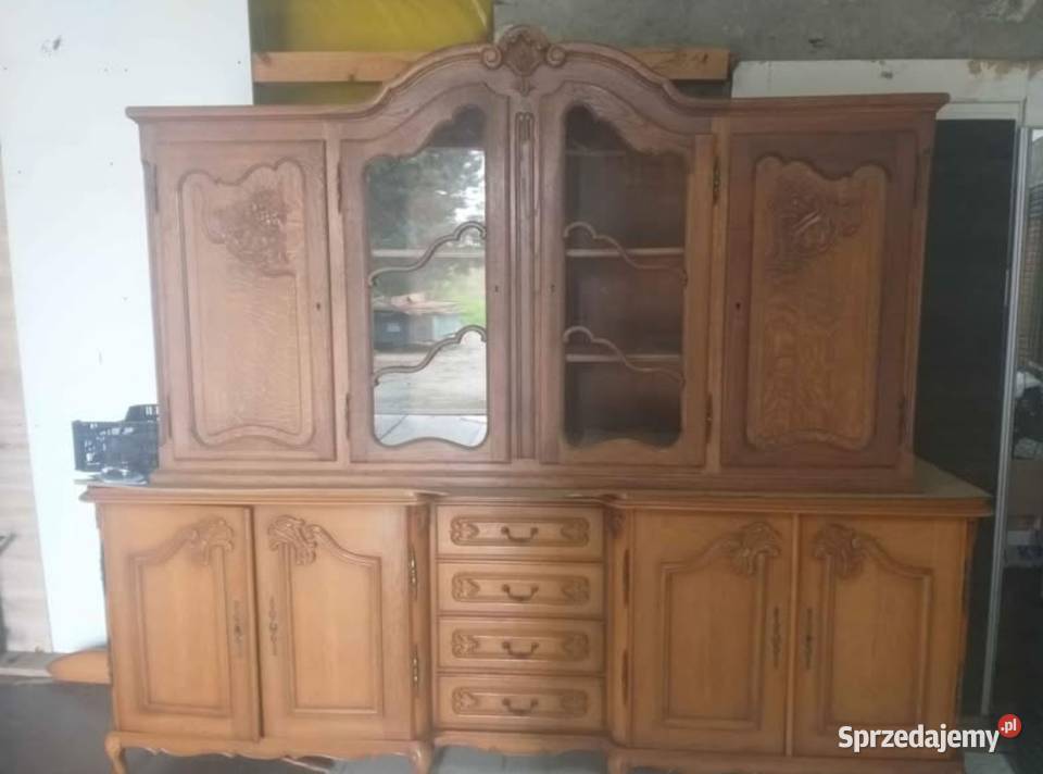 Starypiękny kredens ludwiowski Meble wielkopolskie Kępno