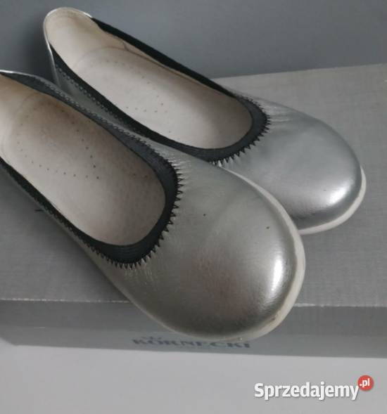 Baleriny srebrne rozmiar 36 69