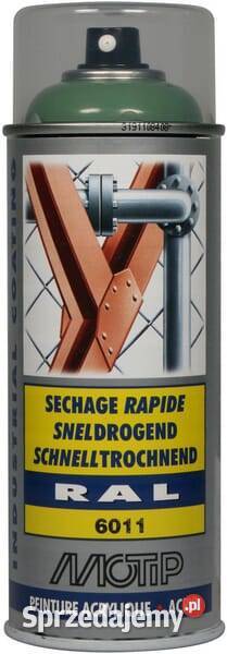 Lakier akrylowy w sprayu RAL 6011 seledynowy 400 Kamionna