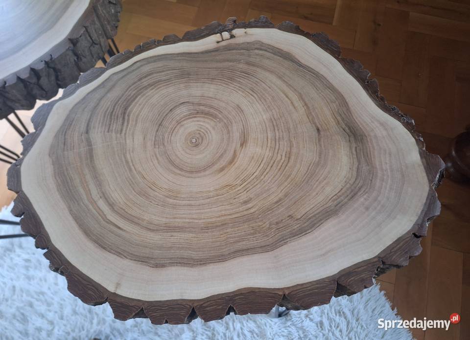 Stolik kawowy z plastra orzech włoski Strzyżów sprzedam