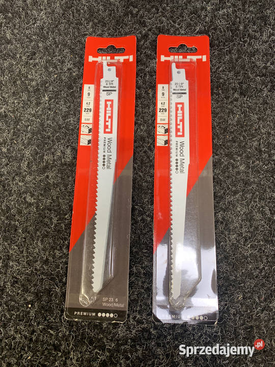 HILTI SP Brzeszczot piły szablastej drewno metal Szczerbice