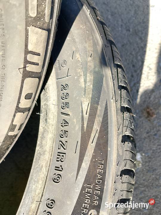2 Opony wielosezonowe 19 45 Samochodowe dolnośląskie Polkowice