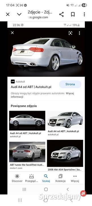 Zestaw ABT tuning audi a4 b8 przedlift osobowe dolnośląskie Wrocław