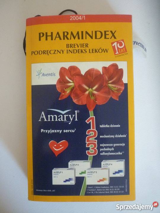 PHARMINDEX PODRĘCZNY INDEKS LEKÓW 20041 Zielona Góra sprzedam