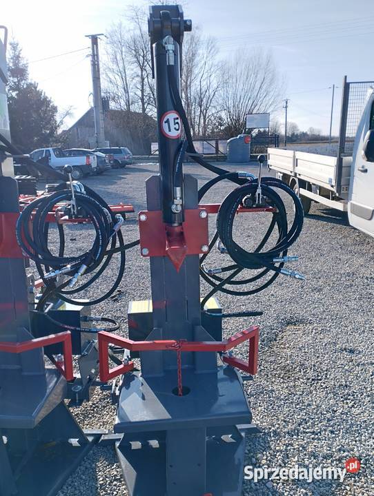 Łuparka hydrauliczna na wałek wom do ciagnika Folusz