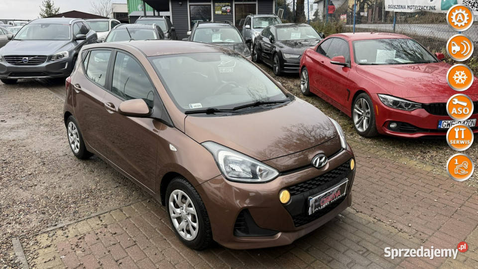 Hyundai i10 12i Benz automat Polski salon 1wl wielofunkcyjna kierownica pomorskie Gdańsk sprzedam