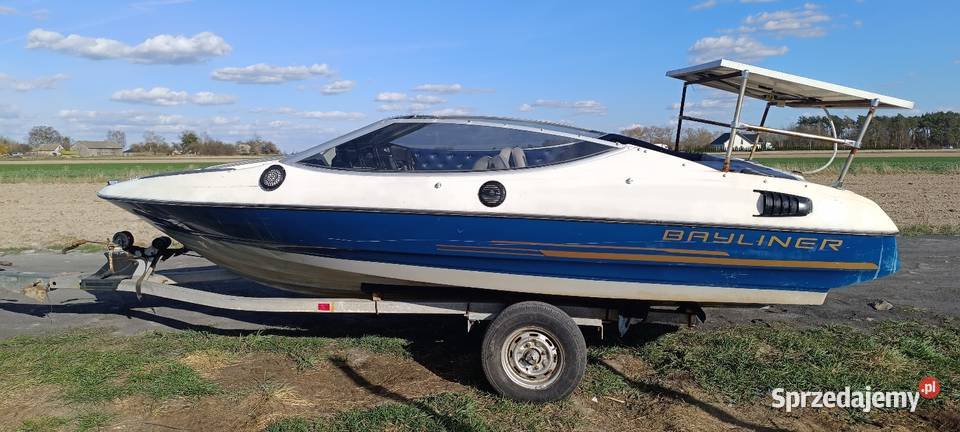 Łódka łódź bayliner capri panel foto kanapy Pułtusk