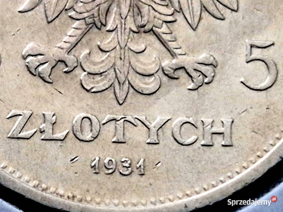 Monety II RP 5 Nike 1928 r i 1931 r Kolekcje Sosnowiec sprzedam