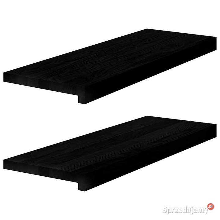 Parapety 2 ciemnobrązowy 70x30x2 lite drewno Warszawa