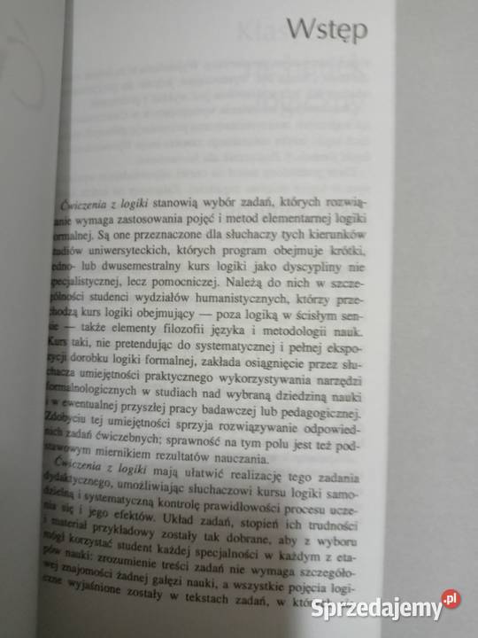 Ćwiczenia z logiki książki Warszawa księgarnia