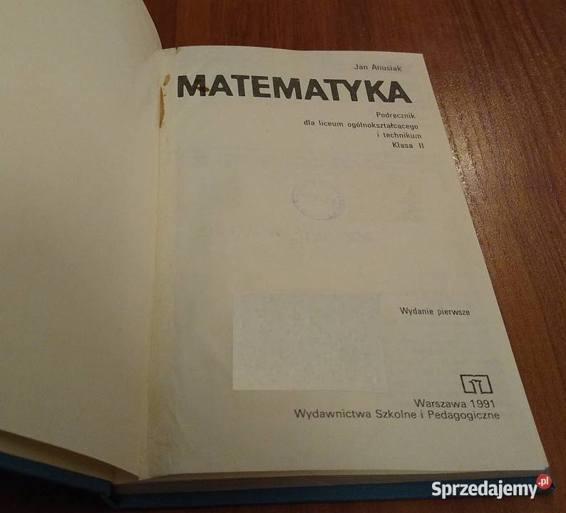 Matematyka podręcznik liceum lo i technikum Gdańsk sprzedam