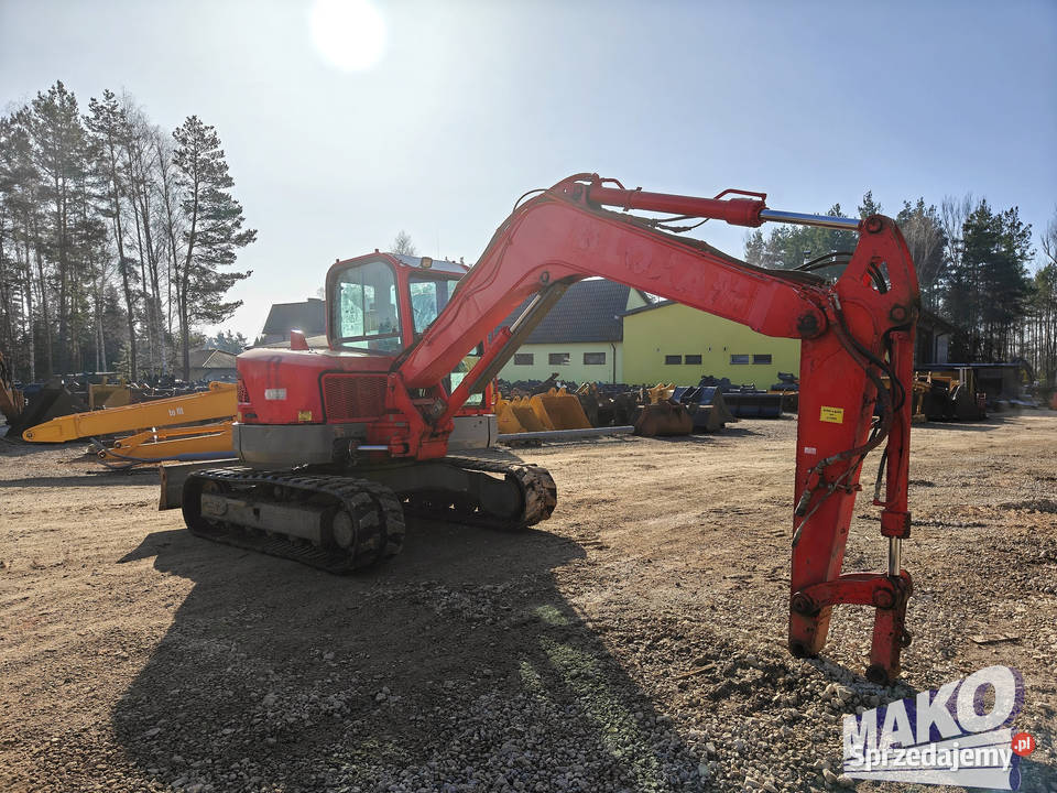 Volvo ECR88D Obrót w obrysie Ramię offset Kabina Koparki