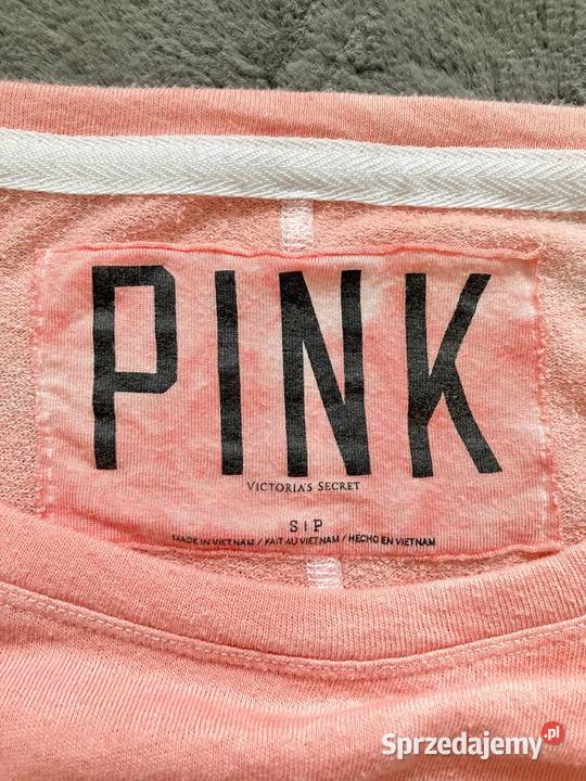 Świetna pomarańczowa bluza Victorias Secret Pink pomarańczowy Nisko