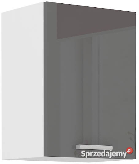 Zestaw mebli kuchennych 180 szary połysk szybka Meble Kędzierzyn-Koźle