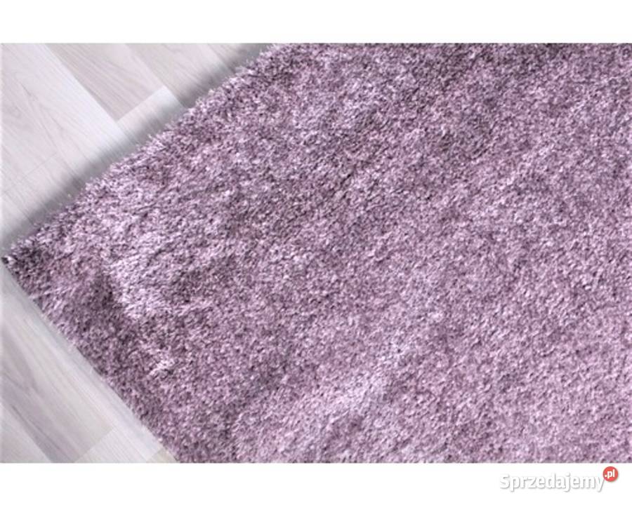 OUTLET Dywan shaggy GLAMOUR nabłyszczany lila Przeciszów