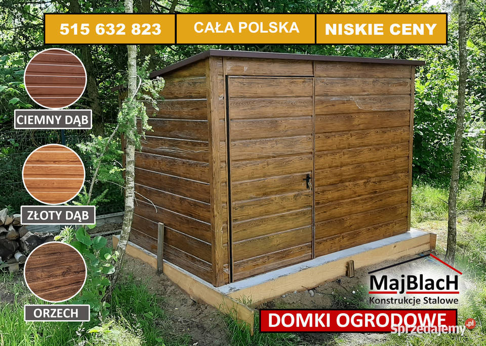 Otwarty Garaż Blaszany Dwuspadowy Złoty Dąb Sprzedaż Grójec