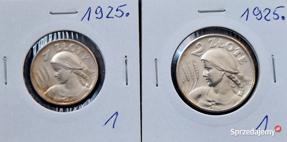 Monety II RP Żniwiarki komplet 1925