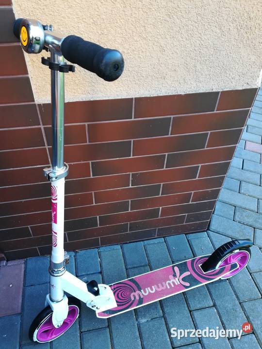 Hulajnoga marki Muuwmi białoróżowa na dużych Skating Prochowice sprzedam