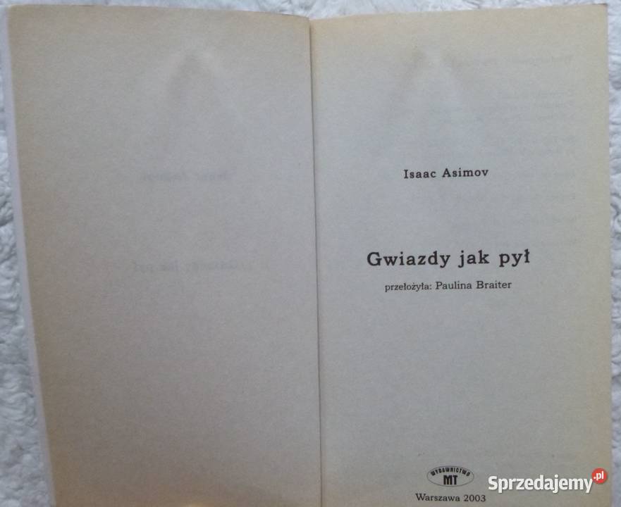 Gwiazdy pył Isaac Asimov mazowieckie Warszawa