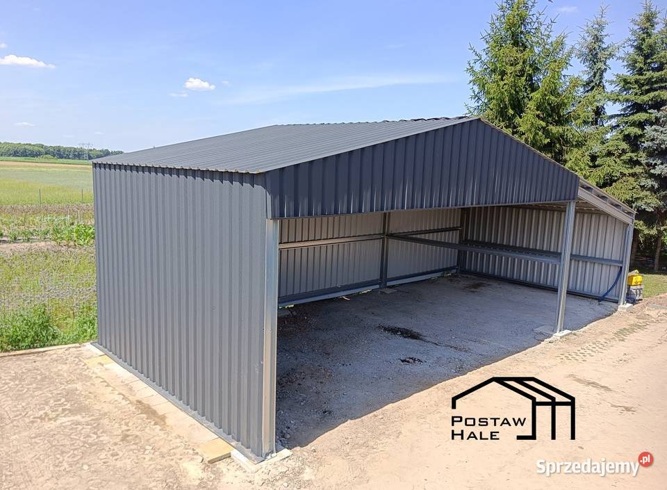 Wiata hala stalowa otwarta lekka konstrukcja