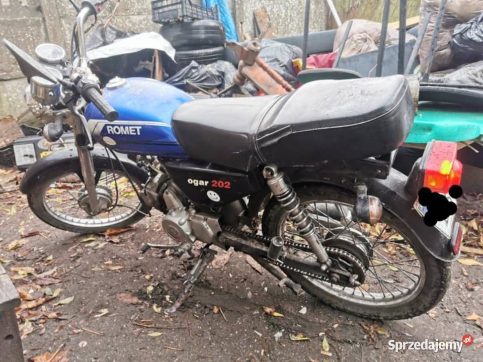 Romet ogar 202 niebieski zachodniopomorskie