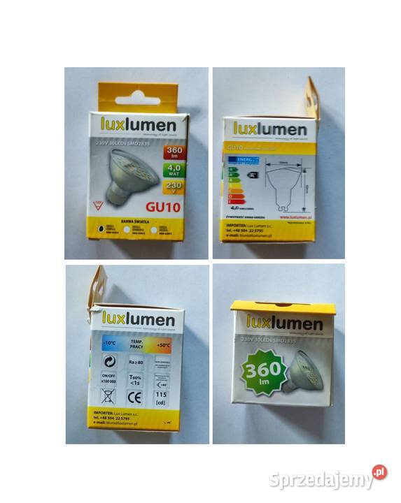 żarówka świetlówka led lux lumen luxlumen GU10 Kielce