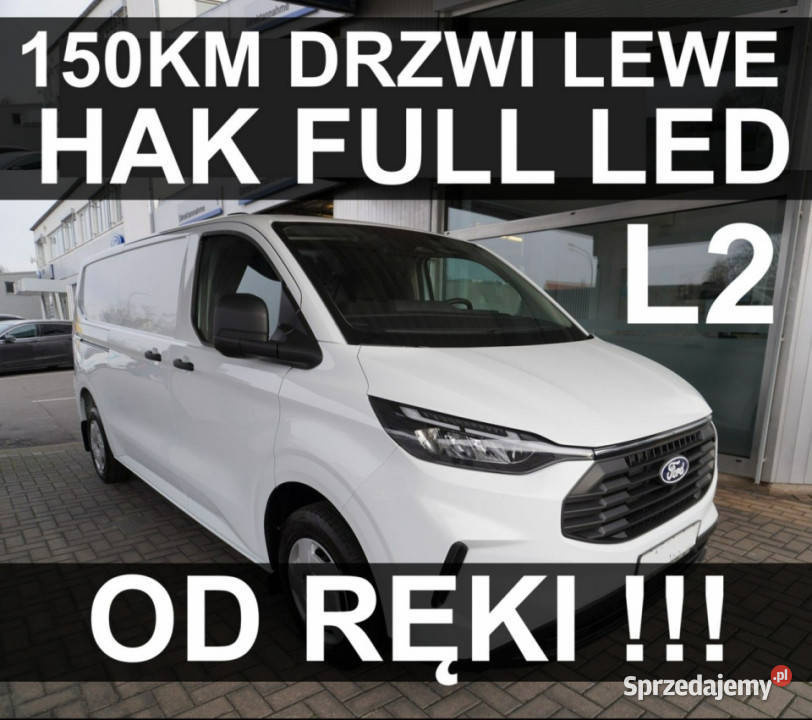 Ford Transit Custom L2 Nowy Ford Custom 150 L2 podgrzewane fotele Szczecinek
