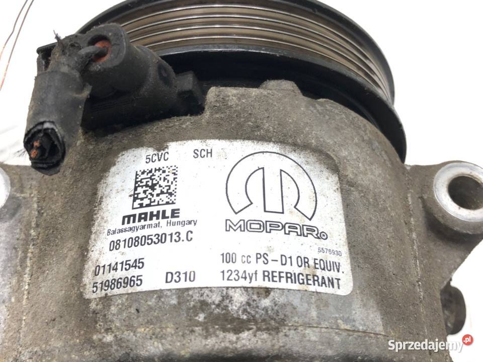 SPRĘŻARKA KLIMATYZACJI FIAT TIPO 51986965 14 95 sprzedam