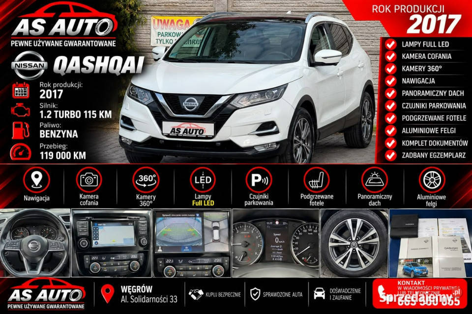 Nissan Qashqai 12DIGT 115 nawigacja