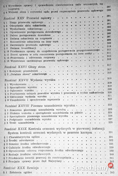 Polski proces karny w zarysie Stefan Kalinowski miękka Chełm