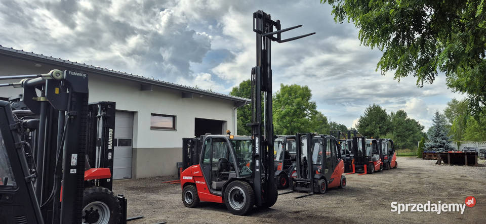 Terenowy wózek widłowy Manitou MSi35G Udźwig Małkinia Górna