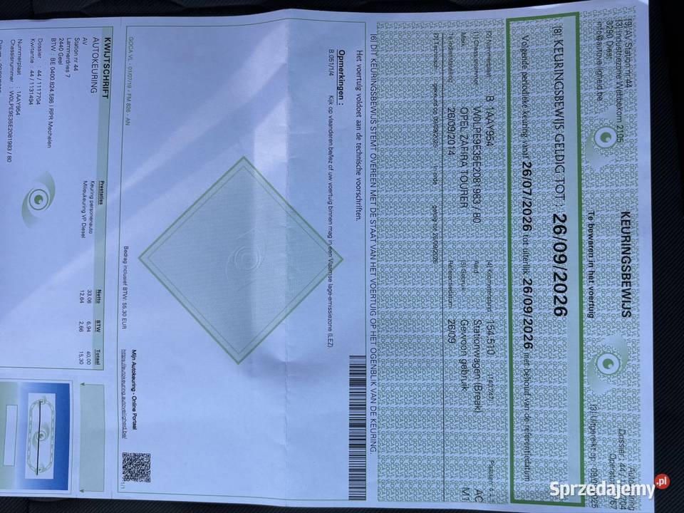 Opel Zafira Ładna Bezwypadkowa lakier metallic Dobrzyków