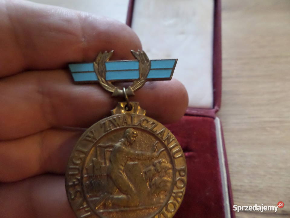 Zasługi w Zwalczaniu Powodzi z dokumentem 1962 Poznań sprzedam