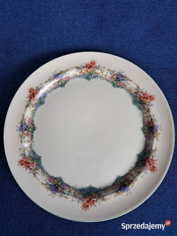 Bohemia patera na ciasto Porcelana i szkło Skwierzyna