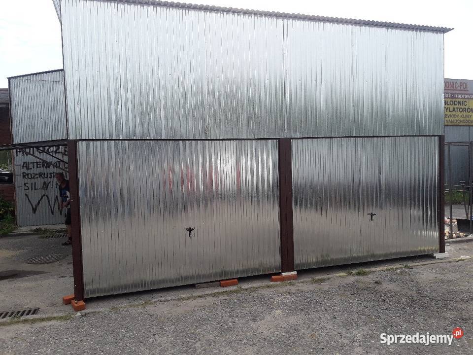 GARAŻ BLASZANY Garaże Blaszane Wiata Stalowa Garaże i miejsca postojowe